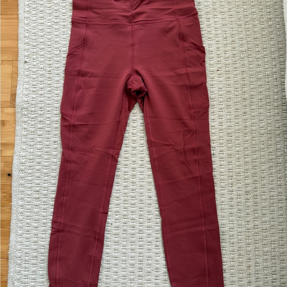 lululemon athletica Burgundy Leggings